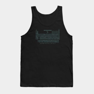 periodic table of elements Tank Top